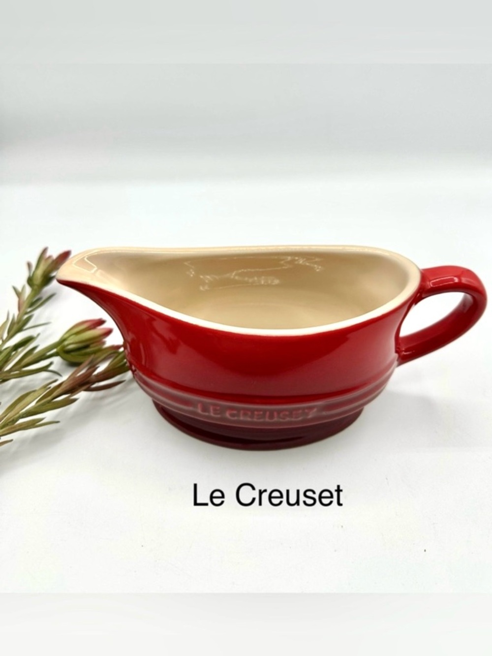 Le Creuset Red Gravy Boat